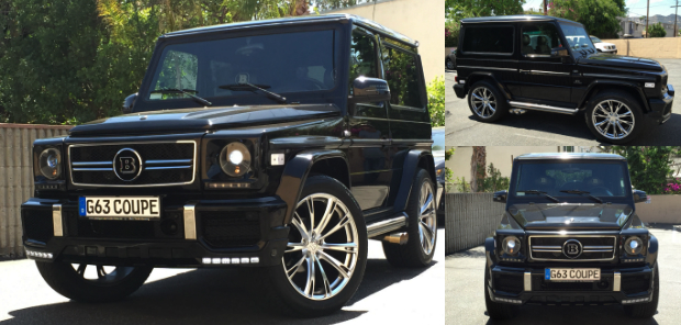 2001 Mercedes-Benz G320 Coupe G63 Brabus Black on Black G55 G550 AMG Gwagon Gwagen Gelik WALD Black Bison Hamann 2 door G Class For Sale