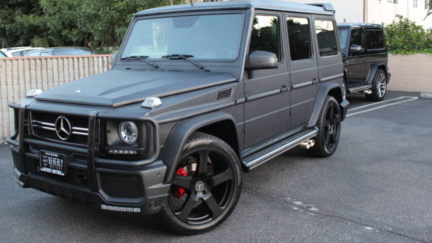 2009Mercedes-Benz G500 AMG Designo Black on Black G55 G550 AMG Brabus Gwagon WALD Black Bison Hamann G class For Sale